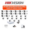 Hikvision 27 Camera 5MP HD CCTV Combo Kit | Two-Way Audio + Smart Hybrid Light | 32CH DVR / XVR | 1×4TB + 1×6TB