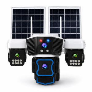 Thinkwill 5MP 4G solar four-lens PTZ camera with solar panels