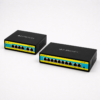 Zebronics 4-port and 8-port PoE switch combo with dual uplink ports
