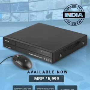 Zebronics ZEB-10CHVS6TA8M 10 Channel NVR | 8MP | 4K Output | ONVIF