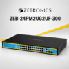 Zebronics ZEB-24PM2UG2UF-300 24 Port PoE Switch