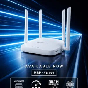 Zebronics ZEB-NETWIZ300A 300Mbps Wireless Router | AP & Range Extender | 2 Year Warranty